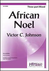 African Noel Three-Part Mixed choral sheet music cover